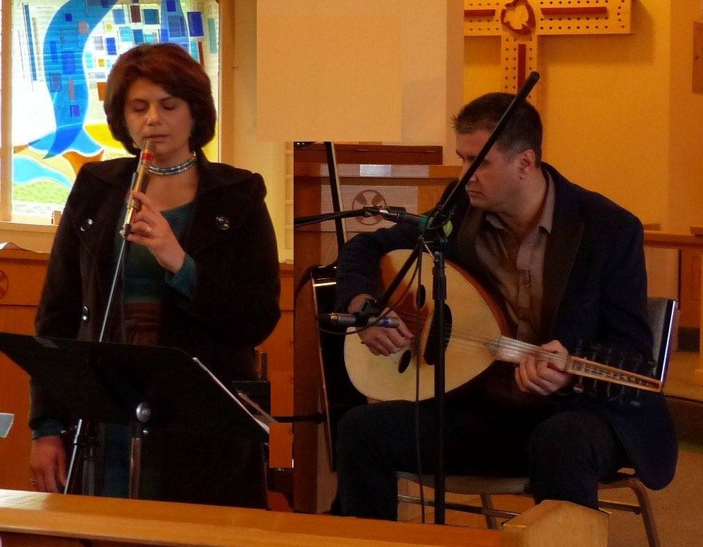 Jordie and Habbous performing at St. Philip&rsquo;s